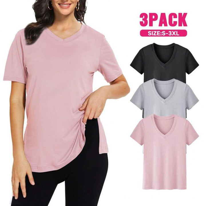 SELENA™ | Casual Loose Fit Tee Pack of 3