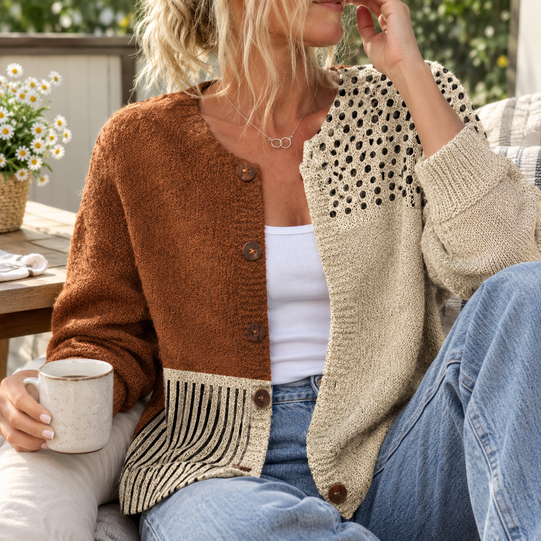 Eloise™ | Vintage Knit Cardigan Sweater