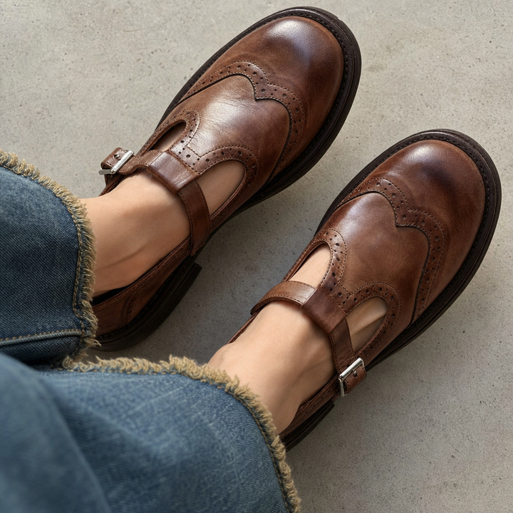 Barba ™ Women’s Comfort Cushioned Mary Jane Flats
