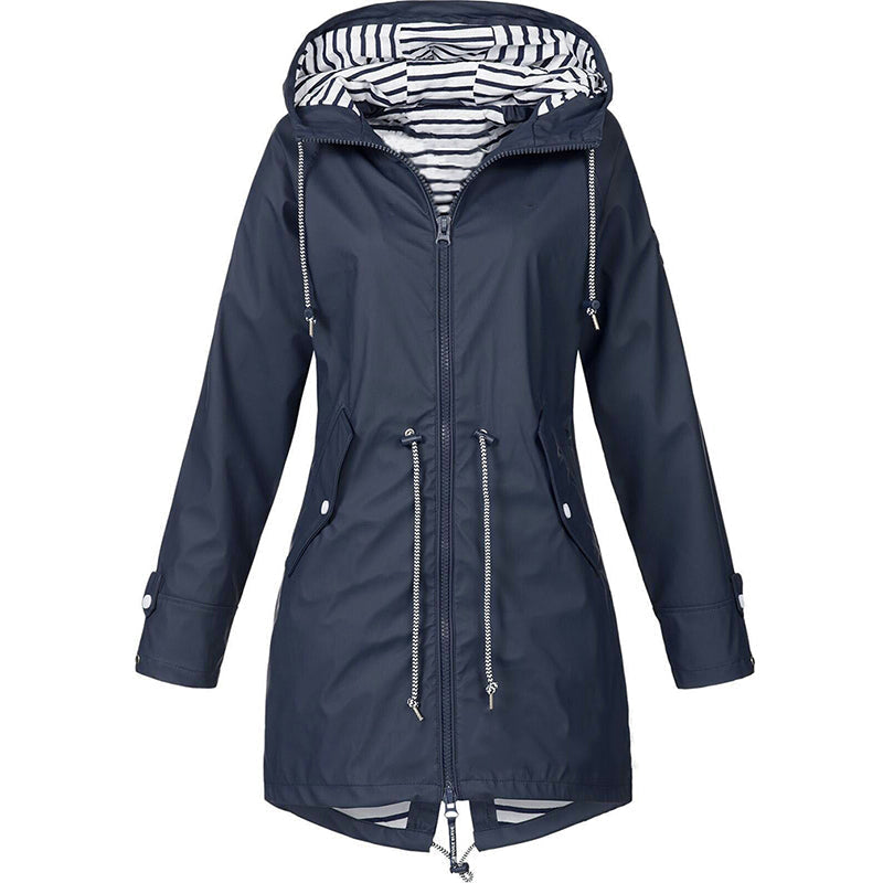 Women’s Parisian Lightweight Hooded Rain Jacket