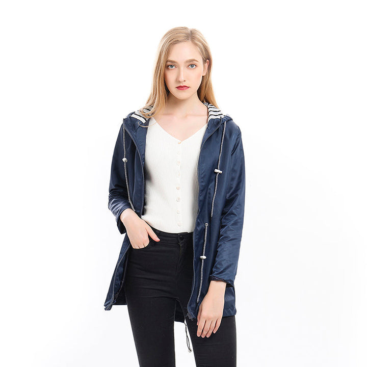 Women’s Parisian Lightweight Hooded Rain Jacket
