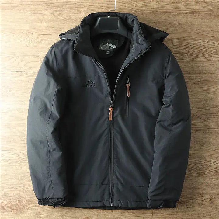 Barnaby | All-Weather Shell Jacket With Fleece Lining And Detachable Hood