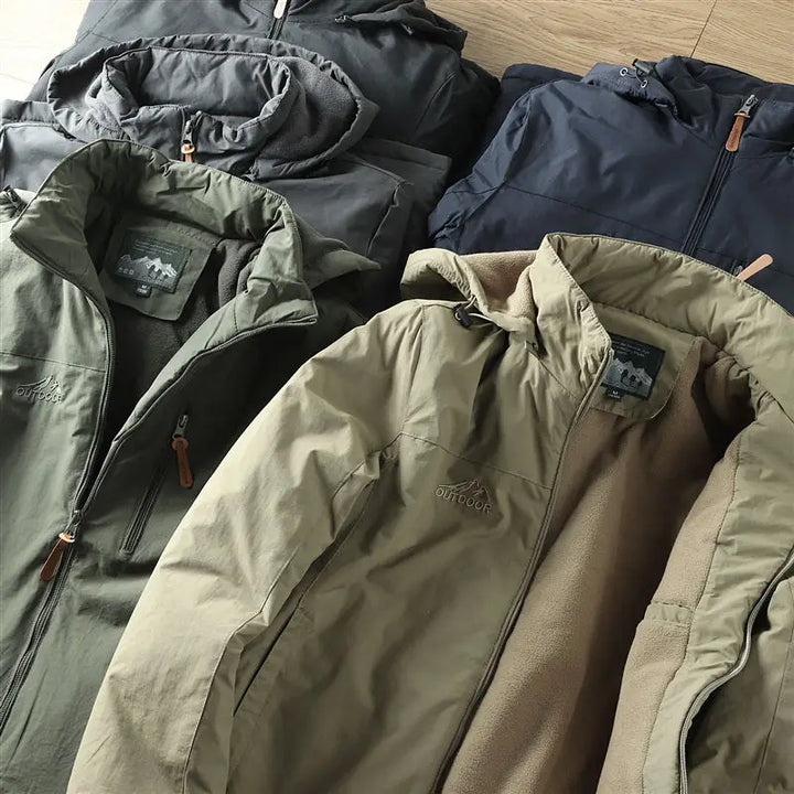 Barnaby | All-Weather Shell Jacket With Fleece Lining And Detachable Hood