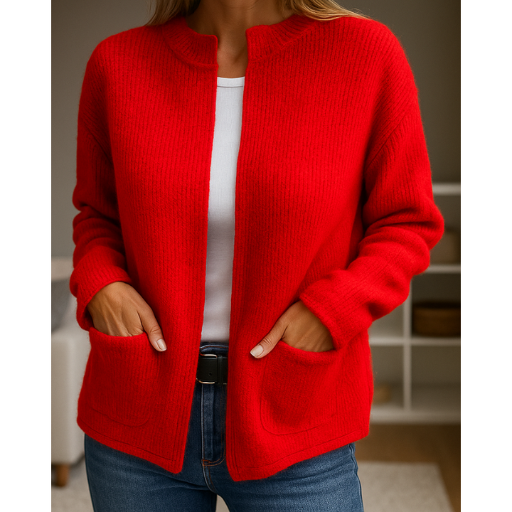 Alianna™ Light &amp; Thick Zipped Cardigan