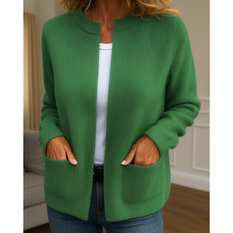 Alianna™ Light &amp; Thick Zipped Cardigan