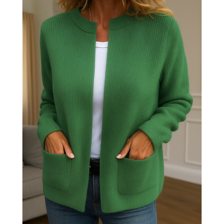 Alianna™ Light &amp; Thick Zipped Cardigan
