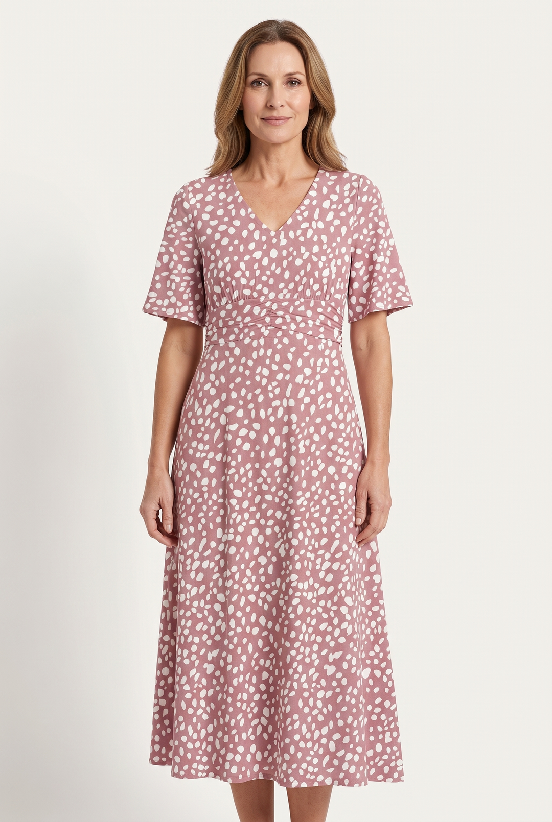 Karin | Tummy Covering Midi Dress