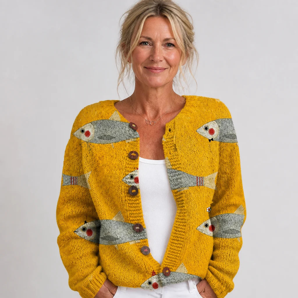 Anouk™ | Vintage Knit Cardigan Sweater