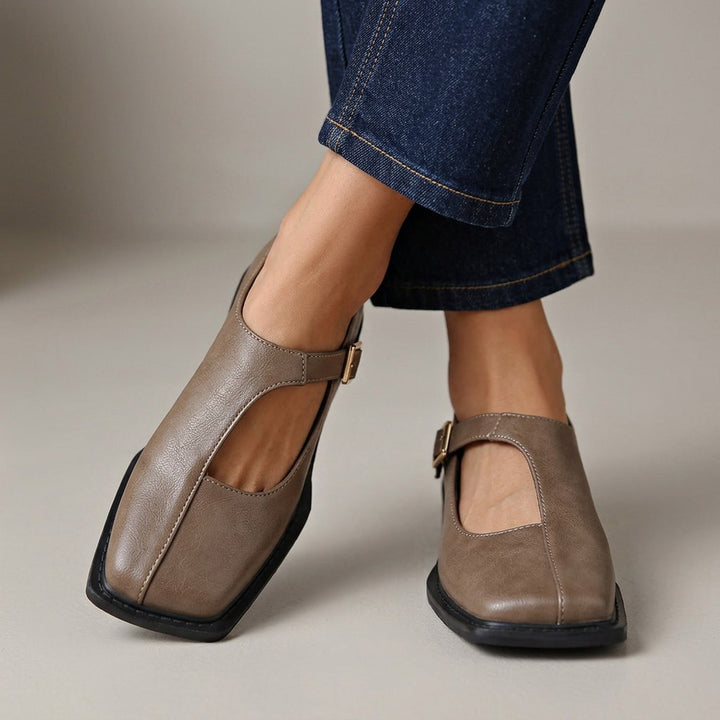 Elize | Timeless T-Strap Flats